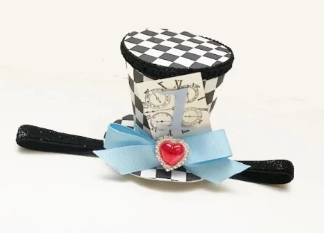 Alice in Wonderland Inspired Mini Top Hat Headband